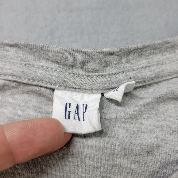 Gap x Peanuts Snoopy T-Shirt Gray Graphic Tee XL Men's Short Sleeve Puffer - Picture 3 of 9